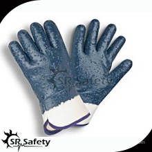 SRSAFETY anti slip oil resistant glove/nitrile safety glove